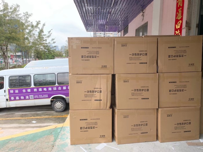 君临国际防疫用品专线