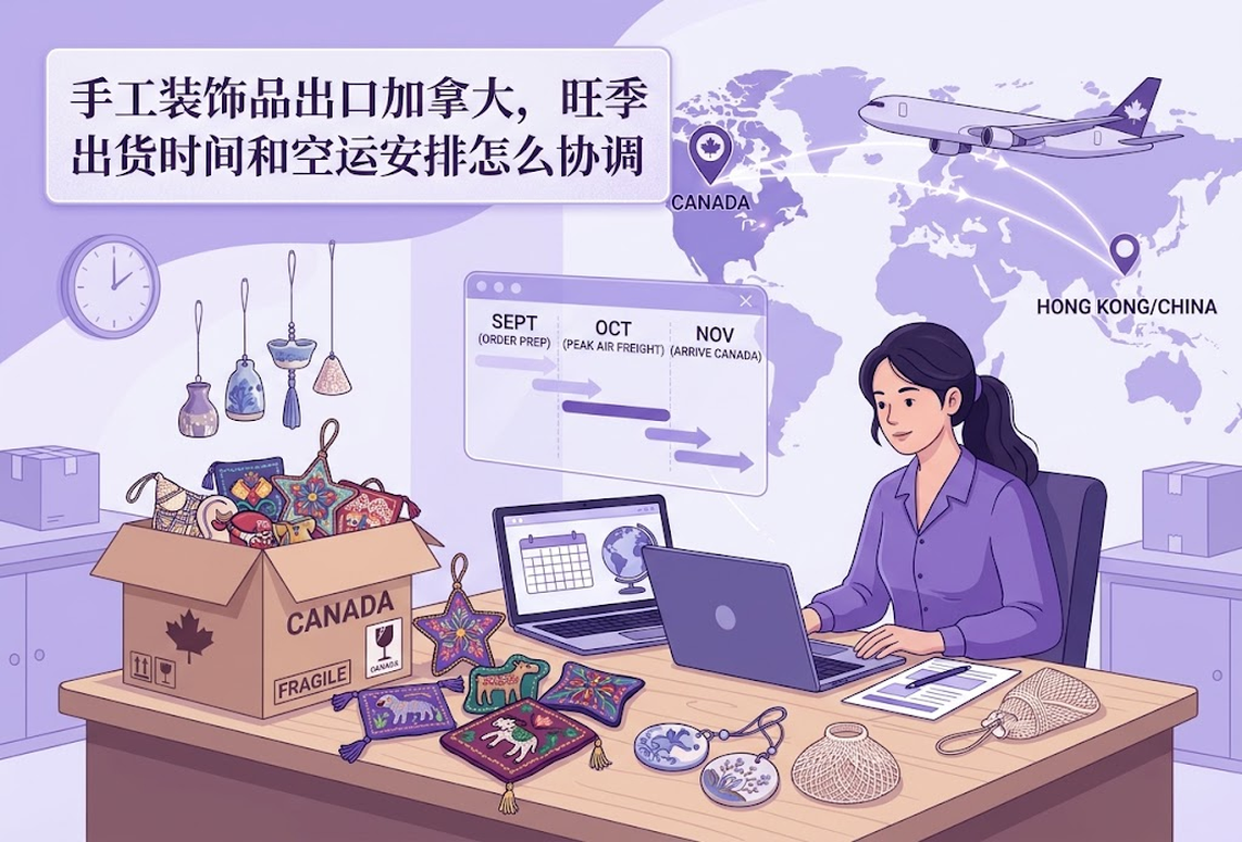 手工装饰品出口加