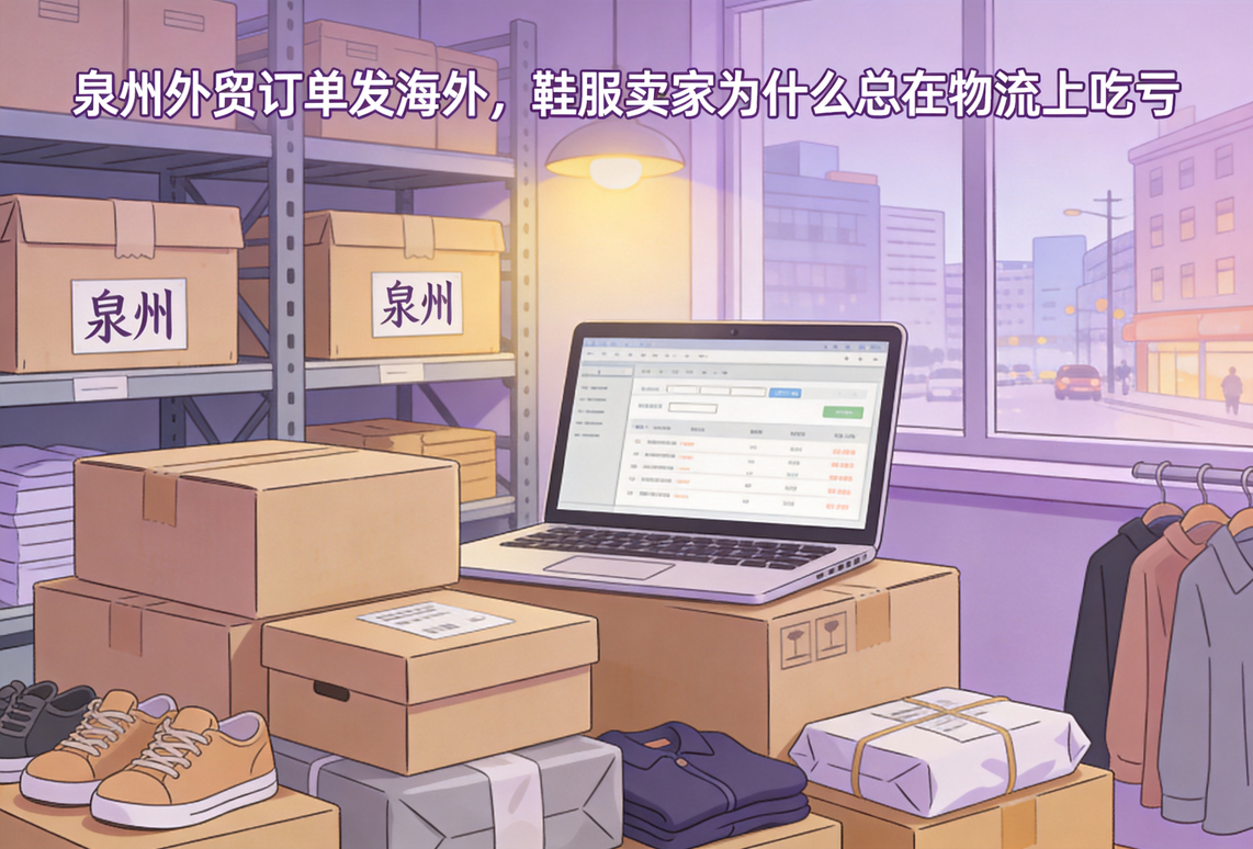 泉州外贸订单发海外,鞋服卖家为什么总在物流上吃亏